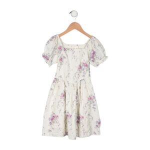 LoveShackFancy Girls Floral 100% Cotton Dress Size 12Y